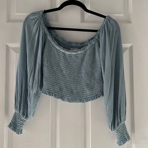 URBAN OUTFITTERS off the shoulder crop top